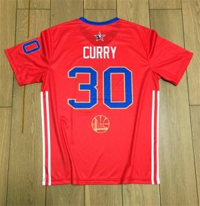 Stephen Curry 2014 NBA All Star Maillot Swingman NOLA Sleeve Sewn