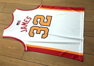 Lebron James 32 McDonald's All American 2003 Basketball Maillot