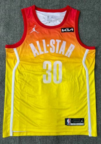 Maillot 30 Curry 2023 Nba all stars game Team Giannis Jaune Homme