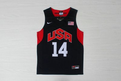 Maillot 14 Davis 2012 Team USA Olympics Bleu Homme