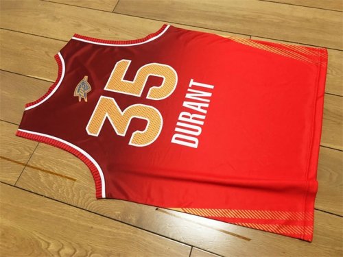 2012 NBA All Star West Kevin Durant 35 Rouge Maillot