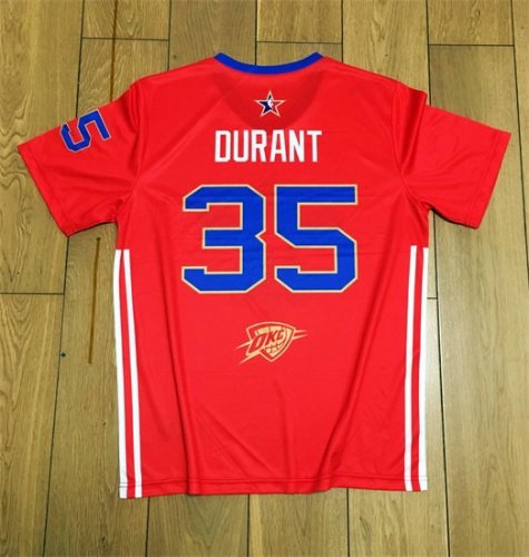 Kevin Durant 35 2014 NBA All Star West Maillot OKC Thunder