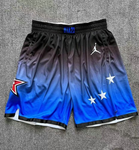 Maillot 2023 NBA All star game shorts Bleu Homme