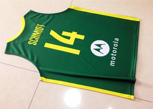 14 Schmidt 2019 FIBA Basketball World Cup Brazil Team Maillot Vert