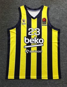 Marko Guduric 23 Fenerbahce Basketball Maillot Jaune