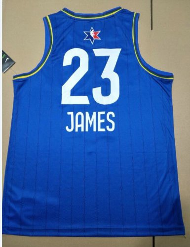 Maillot 23 James 2020 All star game Bleu Homme