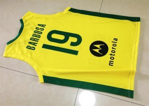 19 Leandro Barbosa Brazil Team 2019 FIBA Basketball World Cup Jaune Maillot