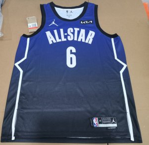 Maillot 6 James 2023 Nba all stars game Team Lebron Bleu Homme