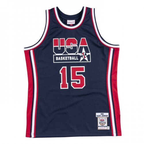 Maillot 15 Johnson 1992 USA Marine Imprimé