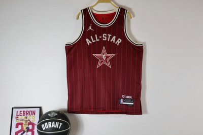 Maillot 77 Doncic 2024 West All star game Rouge Homme