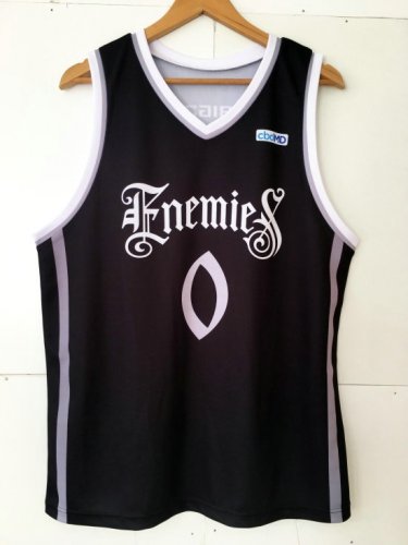 Gilbert Arenas 0 Big 3 Enemies Basketball Maillot Noir