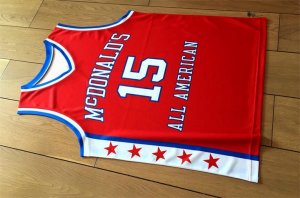 Vince Carter 15 McDonald's All American 1995 Basketball Maillot