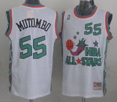 Maillot Mutombo 1996 all star game Blanc Homme