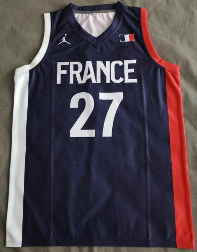 Maillot 27 Gobert France team Marine Homme