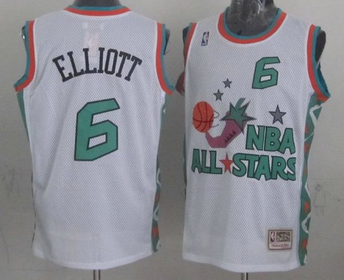 Maillot Elliott 1996 all star game Blanc Homme