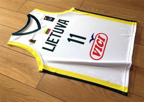 11 Sabonis 2019 FIBA Basketball World Cup Lithuania Team Maillot