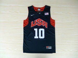 Maillot Nike 10 Kobe Bryant 2012 Team USA Olympics Bleu Homme