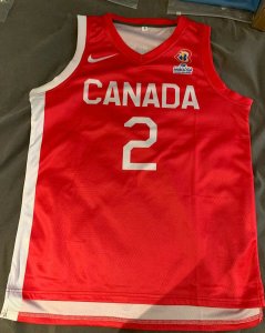 2 Gilgeous-Alexander Canada Team Maillot Rouge