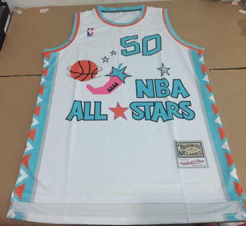 Maillot 50 Robinson 1996 all star game Blanc Homme