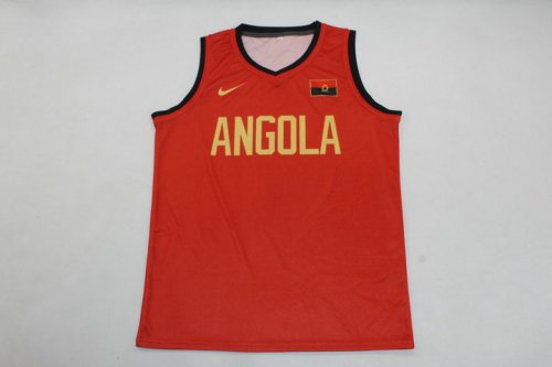 Nike Angola Basketball Team Maillot Rouge