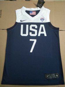 Maillot 7 Smart 2019 USA FIBA Basketball world cup Bleu Homme