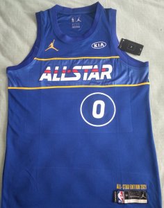 Maillot 0 Tatum 2021 All star game Bleu Homme