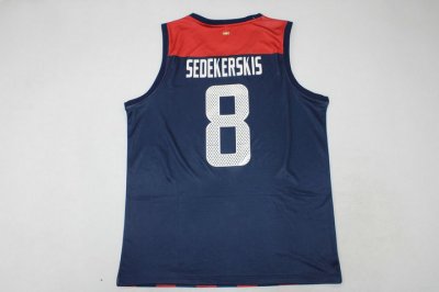 8 SEDEKERSKIS Saski Baskonia 22-23 Home Basketball Maillot