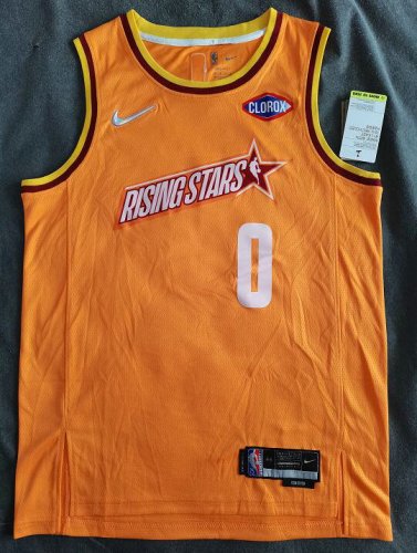 Maillot 0 Maxey 2022 Rising Stars game orange Homme