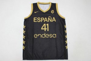 100 Centennial Spain Team 41 Juan Hernangomez Maillot Noir Espana