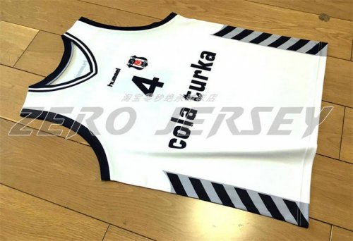 Allen Iverson 4 Besiktas Cola Turka Blanc Maillot College Basketball