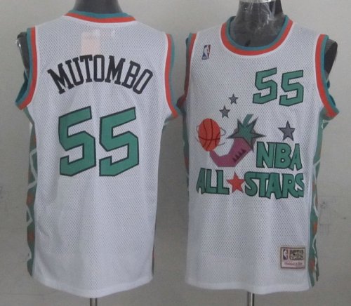 Maillot Mutombo 1996 all star game Blanc Homme