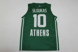 10 Sloukas Panathinaikos 2023-24 Vert Home Basketball Maillot