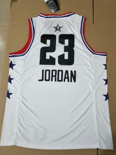 Maillot 23 Michael Jordan 2019 all stars game Blanc Homme