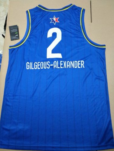 Maillot 2 Gilgeous-Alexander 2020 All star game Bleu Homme