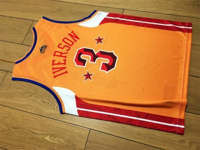 Denver Nuggets 3 Allen Iverson 2008 All Star Game Swingman Maillot