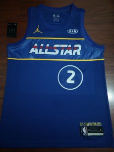 Maillot 2 Leonard 2021 All star game Bleu Homme