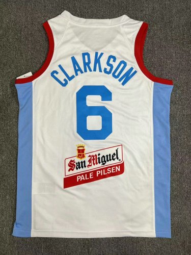 6 Clarkson Pilipinas 2024 Maillot Home Blanc