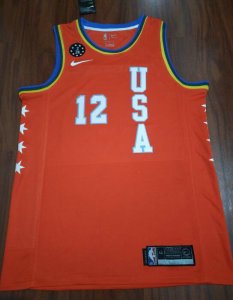 Maillot 12 Morant 2020 All-Star Rookie Game USA Homme