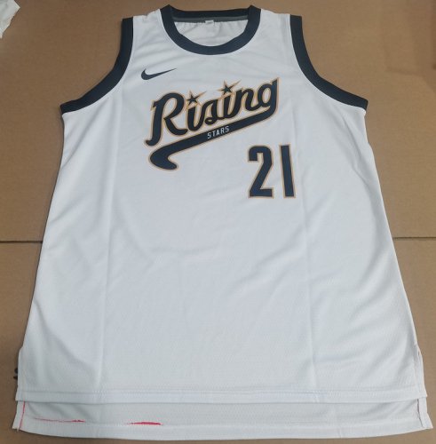 Maillot 21 BATES 2024 Rising Stars game Blanc Homme