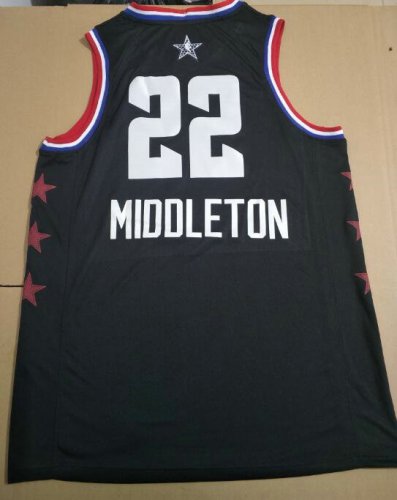 Maillot 22 Middleton 2019 all star game Noir Homme