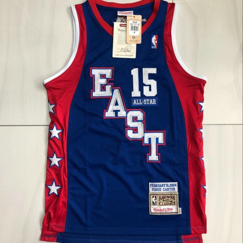 Maillot 15 Carter 2004 All star game Authentic Bleu Homme