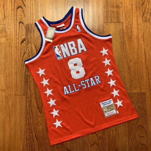 Maillot 8 Kobe 2003 All star authentic Rouge Homme