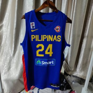 Maillot 24 Ramos Philippines 2023 FIBA Bleu Homme