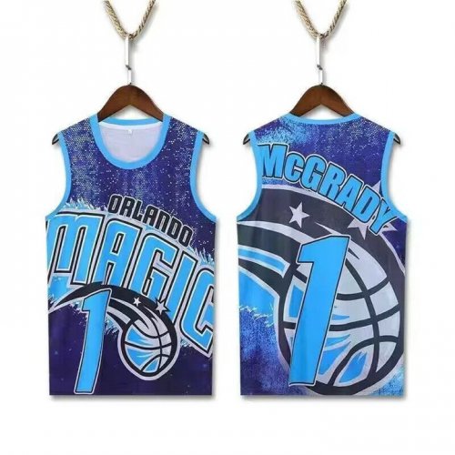 Maillot 1 Mcgrady Hip hop basketball Homme