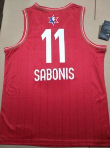 Maillot 11 Sabonis 2020 all star Rouge Homme