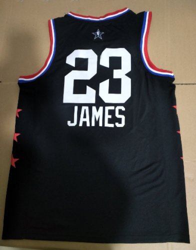 Maillot 23 James 2019 All stars game Noir Homme