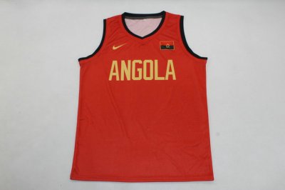 Nike Angola Basketball Team Maillot Rouge