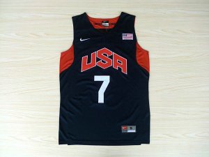 Maillot Russell Westbrook Nike Team USA 7 Olympic Basketball Bleu Homme