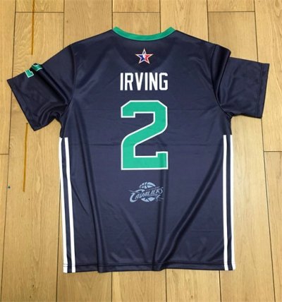 Kyrie Irving 2014 NBA All-Star Dark Gray Short Sleeve Maillot