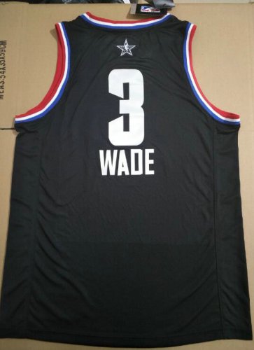 Maillot 3 wade 2019 all stars game Noir Homme